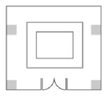 口の字スタイルは20名／学会、研究会、発表会などでお使いいただけます
