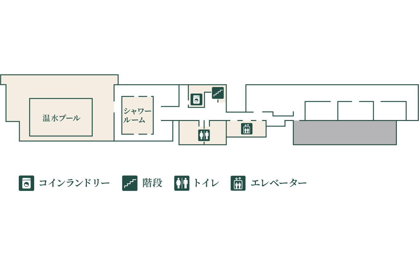 1階のフロアマップ