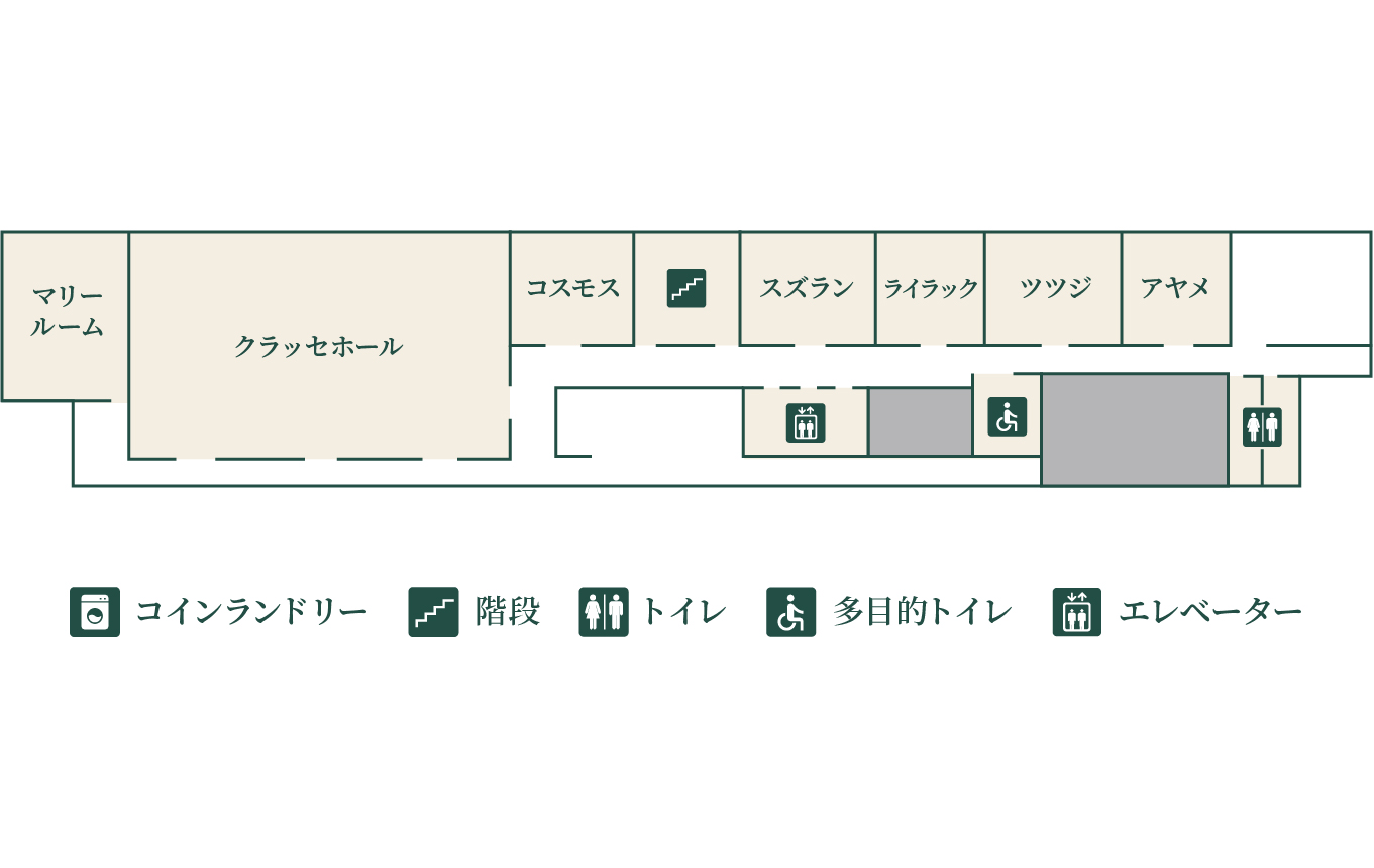 3階のフロアマップ
